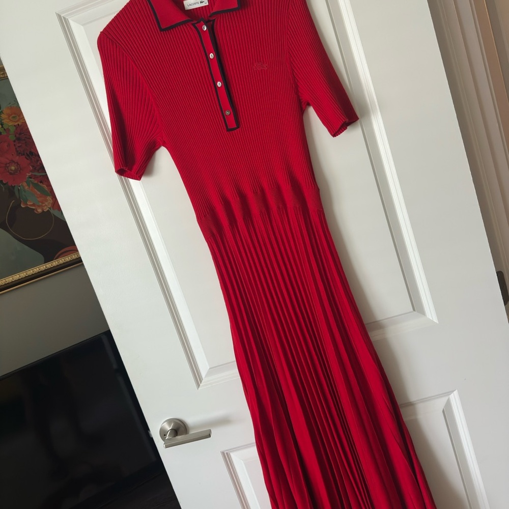 Lacoste long polo dress